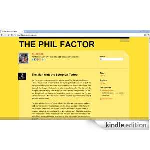  The Phil Factor: Kindle Store: Phil Taylor