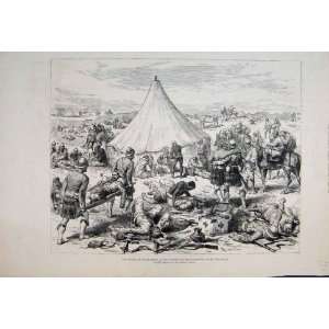 1882 Battle Tel El Kebir Field Hospital Injury Sketch 