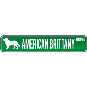  New  American Brittany Drive  Street Sign Dog: Home 
