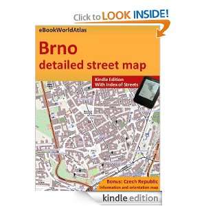 Map of Brno (Czech Republic) eBookWorldAtlas Team  Kindle 