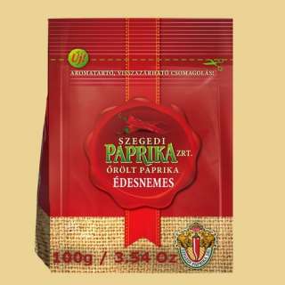   HUNGARIAN GROUNDED PAPRIKA (SWEET NOBLE TASTE) 3.5 oz / 100g SZEGEDI