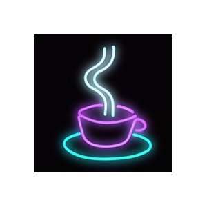 Coffee Cup Neon Sculpture 12 x 21