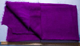   Purple Italian Wool Mohair BOUCLE Suit Coat FABRIC 1 5/8YDS 58  