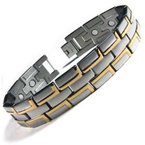   Tone Titanium Magnetic Sports Golf Bracelet Extra Wide T28: Jewelry