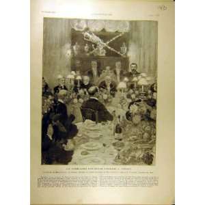   1905 Mansion House Banquet Brousse Paris London French