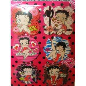   pc Set ~ Betty Boop Magnetic Memo Holders & Fun Shapes: Toys & Games
