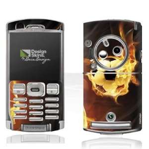   for Sony Ericsson P990i   Burning Soccer Design Folie Electronics