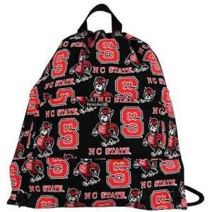 North Carolina State Wolfpack Black Cinch Bag:  Sports 