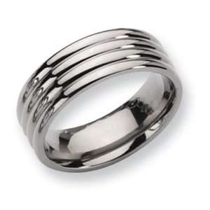  Titanium 8mm Polished Band TB181 9 Jewelry