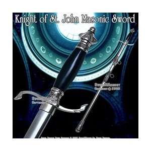   Templar Crusader Knight of St. John Masonic Sword: Sports & Outdoors