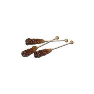Amber Cane Sugar Swizzle Stick, 10 Individually Wrapped Sticks