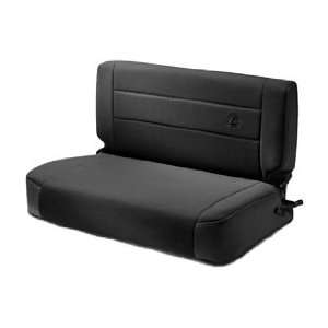  TrailMax Aqua Fold and Tumble Black Denim Rear Bench Seat: Automotive