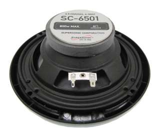 NEW Supersonic SC 6501 6.5 800W 4 Way Car Speakers 639131065017 