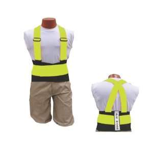  Back EZE Belt w/suspenders / safety green / XL: Home 