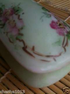 Vintage O & E G Royal Austria Trinket Box Porcelain Hand Painted 