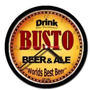  BUSTO beer and ale cerveza wall clock 