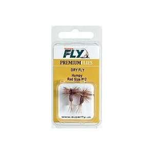  Superfly Dry Fly Humpy Red Size 12 