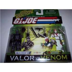  Gi Joe Valor Vs Venom Snake Eyes Vs Storm Shadow: Toys 