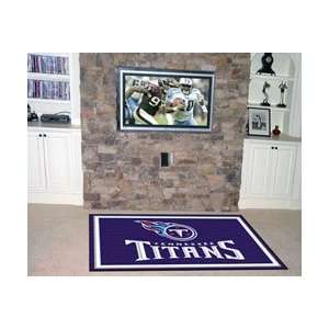  TENNESSEE TITANS 4X6 AREA RUG: Sports & Outdoors
