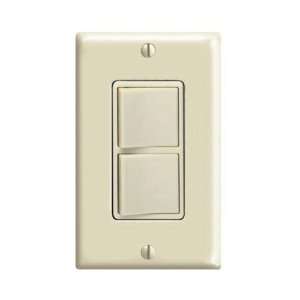   : Leviton Dual Decora Rocker Switches With Wall Plate (C21 05679 00I