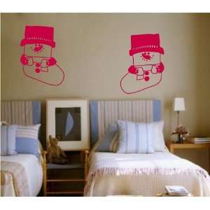 Large  Easy instant decoration wall sticker wall mural  Snowman 