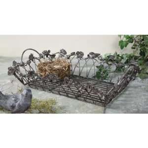  Metal Baskets with Roses