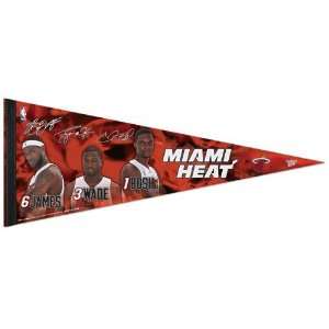  NBA Miami Heat Pennant Players: Sports & Outdoors
