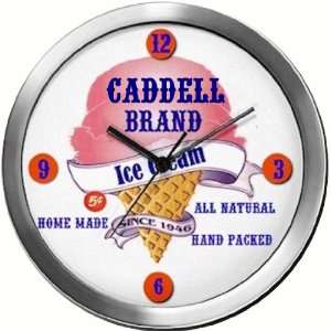  CADDELL 14 Inch Ice Cream Metal Clock Quartz Movement 