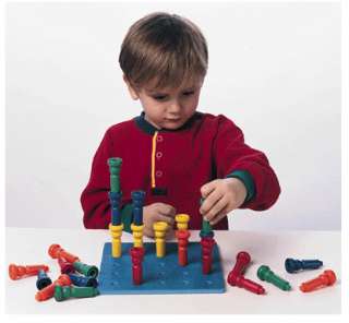 New Lauri Tall Stacker Pegs & Pegboard Pre K OT Autism  