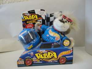 RARE NASCAR DRIVER BUBBA PLUSH TOY MATTEL 1999 IN BOX  