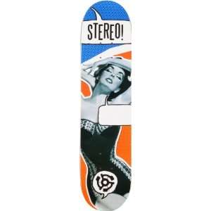  Stereo Speechless Orange 7.625 Skateboard Deck Sports 
