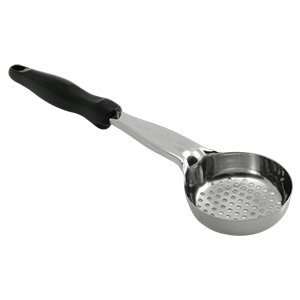   6432320 3 oz. Black Perforated Round Spoodle: Kitchen & Dining