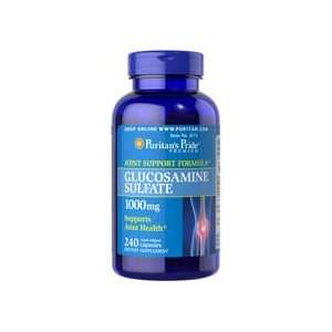  Glucosamine Sulfate 1000 mg 1000 mg 240 Capsules: Health 