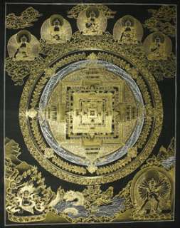 31. Kalachakra Mandala with Five Buddas Thangka  