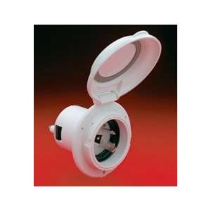  MarinCo 30   Amp Round Power Inlet: Sports & Outdoors