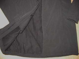 MONDETTA Black 3/4 Length Fitted Fleece Lined Coat Jacket NWT Womens 