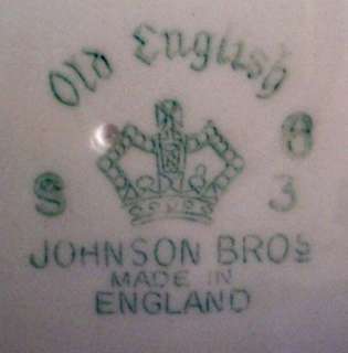 Johnson Bros china JB553 pat. FRUIT BOWL old english  