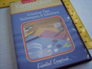 Creating Keepsakes video collection DVD Creative Tips &  