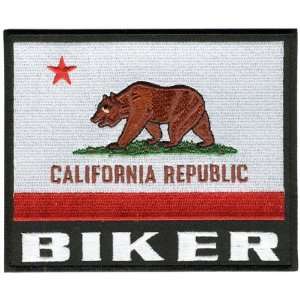  4 inch Patch   California Biker Flag Patio, Lawn & Garden