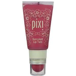  Pixi Succulent Lip Twin, Pink Peony (Quantity of 3 
