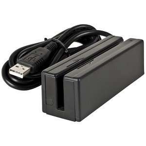  USB Triple Track POS Magnetic Card Reader: Office Products