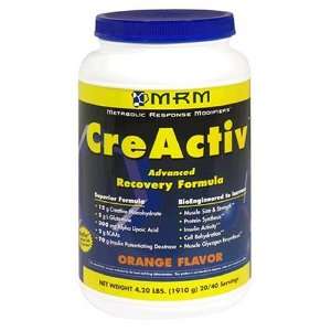   CreaActiv Advanced Recovery Formula, Orange, 67.2 Ounce Plastic Jar