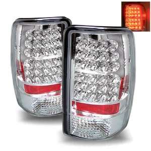   Tahoe 1500/2500 Chrome Tail Lights (Lift Gate Style Only): Automotive