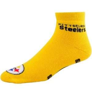  Pittsburgh Steelers Gold Slipper Socks