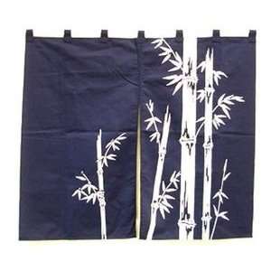  Japanese Noren Curtain Bamboo 33.5x29.5 #p18575b
