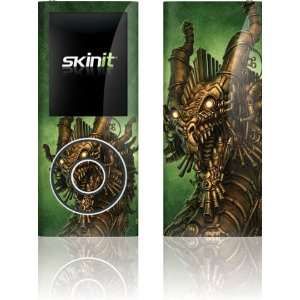  Steampunk Dragon skin for iPod Nano (4th Gen): MP3 Players 