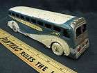 ARCADE Cast Iron GREYHOUND LINES Super Coach Bus Toy