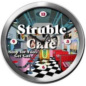  STRUBLE 14 Inch Cafe Metal Clock Quartz Movement: Kitchen 