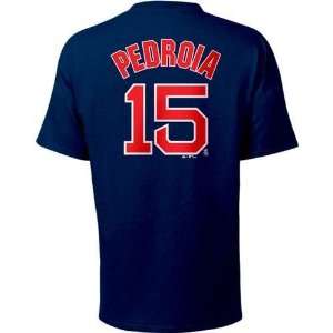   Sox Dustin Pedroia Name and Number T Shirt (Navy)
