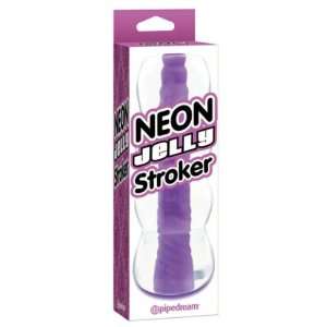  Pipedream Products Neon Jelly Strokers Purple: Pipedreams 